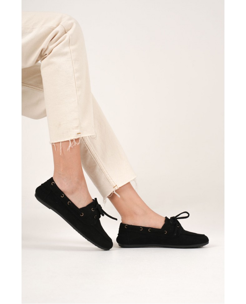 Kadın Siyah Günlük Süet Ayakkabı TR27MS06A