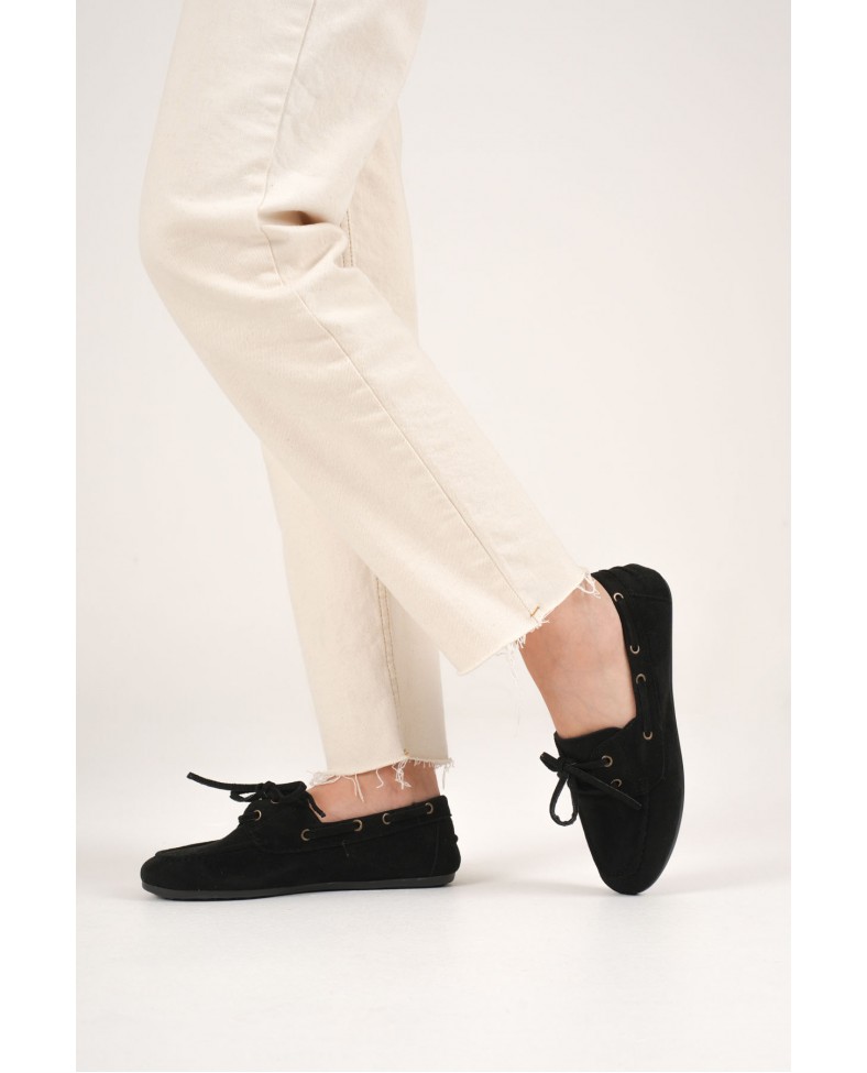 Kadın Siyah Günlük Süet Ayakkabı TR27MS06A