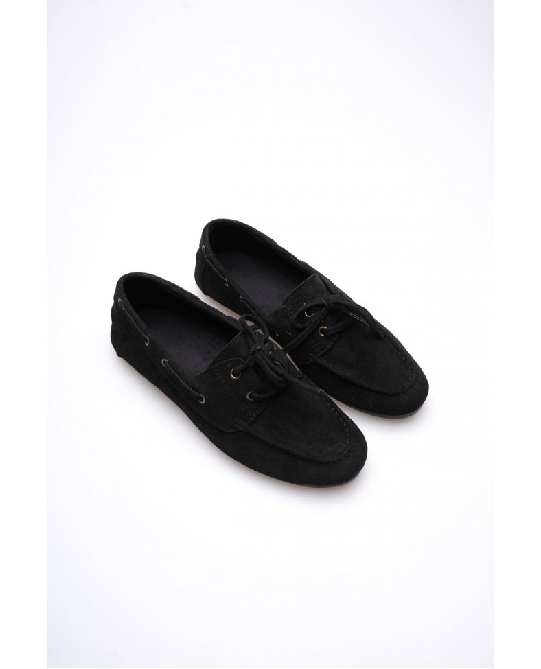 Kadın Siyah Günlük Süet Ayakkabı TR27MS06A