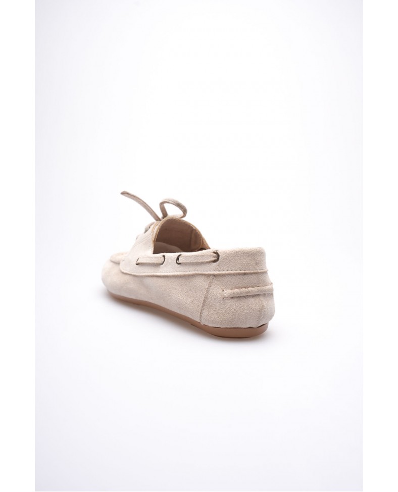 Kadın Bej Günlük Süet Ayakkabı TR27MS06B