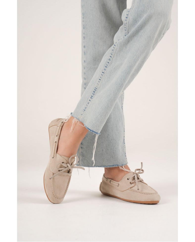 Kadın Bej Günlük Süet Ayakkabı TR27MS06B