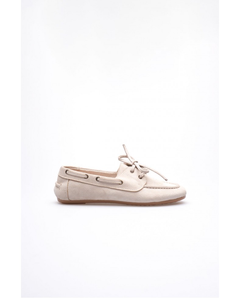 Kadın Bej Günlük Süet Ayakkabı TR27MS06B