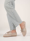 Kadın Bej Günlük Süet Ayakkabı TR27MS06B