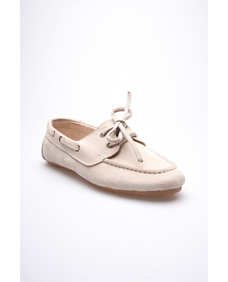 Kadın Bej Günlük Süet Ayakkabı TR27MS06B