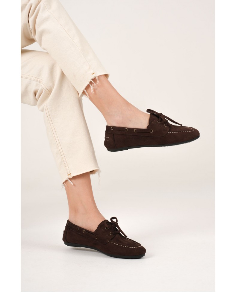 Kadın Acı Kahve Günlük Süet Ayakkabı TR27MS06E