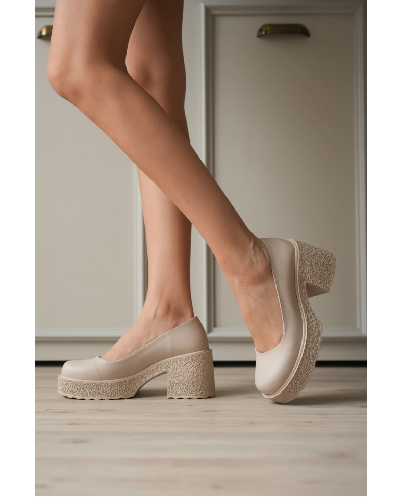 Kadın Bej Günlük Ayakkabı TR06MS04D