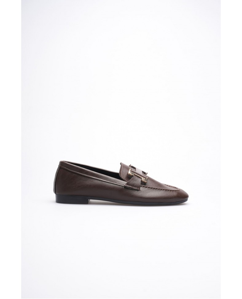 Kadın Acı Kahve Şık Tokalı Günlük Ayakkabı TR27MS05C Somersan Giyim | Kadın, Erkek ve Çocuk Moda