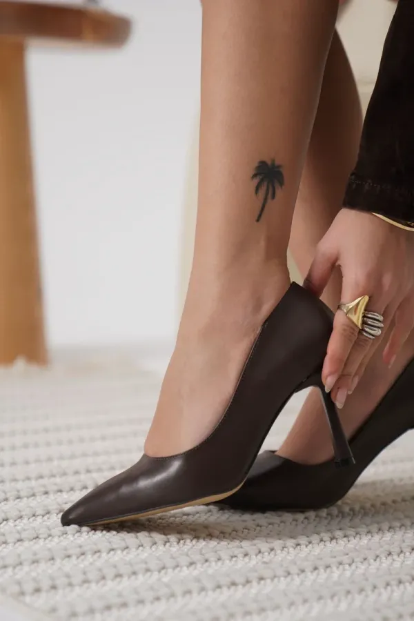 Kadın Acı Kahve Stiletto TR08MS26C