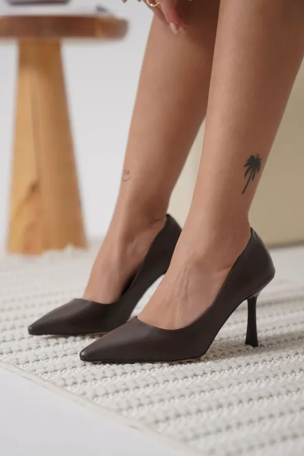 Kadın Acı Kahve Stiletto TR08MS26C