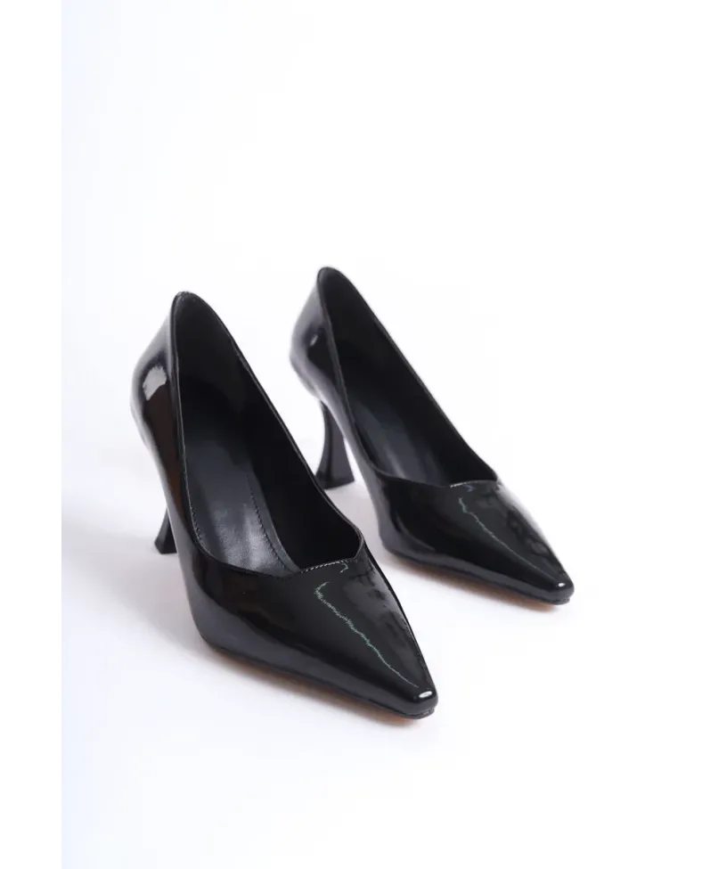 Kadın Siyah Rugan Stiletto TR08MS27A