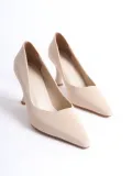 Kadın Bej Saten Stiletto TR08MS27E