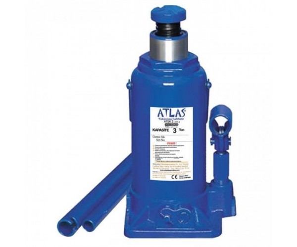 ATLAS PRO ATŞK3 Hidrolik Şişe Kriko 3 Ton