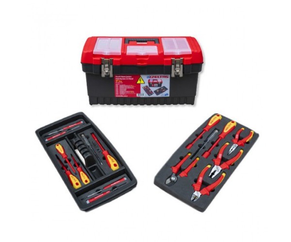 İzeltaş 8440001023 19" Plastik Takım Çantası Elektrikçi Set (23 Parça)