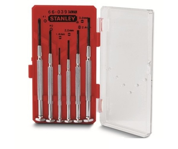 Stanley 1-66-039 Saatçi Tornavida Seti 6 Parça