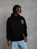 Erkek SCHOOL BOY Baskılı Kapüşonlu Sweat - Siyah