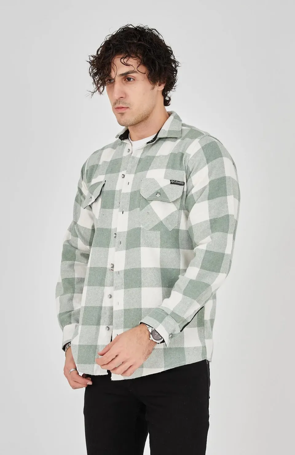 Erkek Oduncu Gömlek - Yeşil Somersan Giyim | Kadın, Erkek ve Çocuk Moda