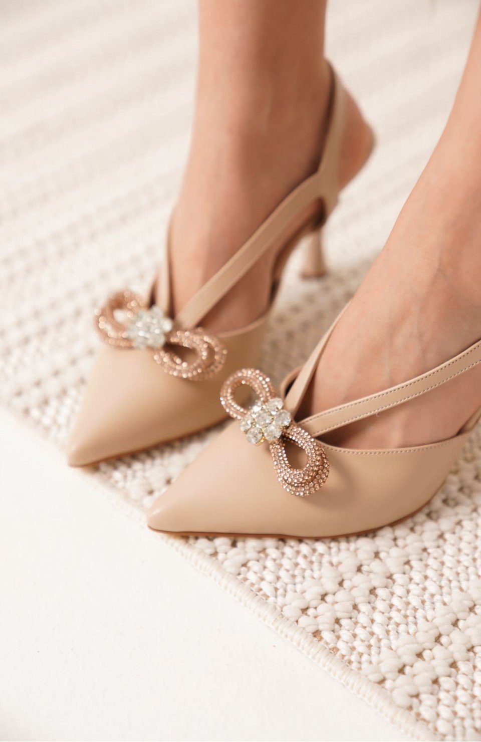 Kadın Nude Topuklu Ayakkabı TR08MS38B Somersan Giyim | Kadın, Erkek ve Çocuk Moda