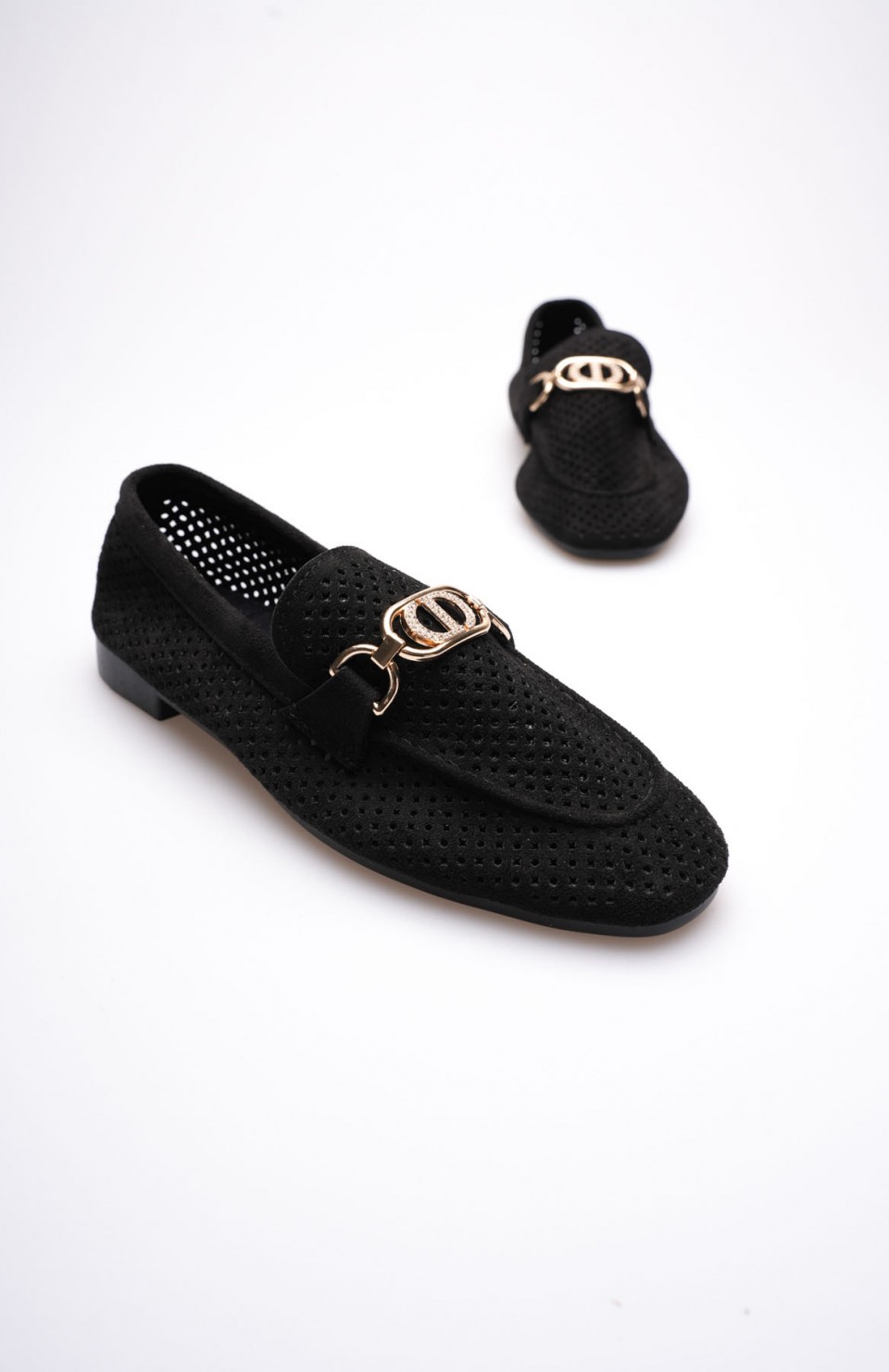 Kadın Siyah Toka Detaylı Ayakkabı TR27MS02A Somersan Giyim | Kadın, Erkek ve Çocuk Moda