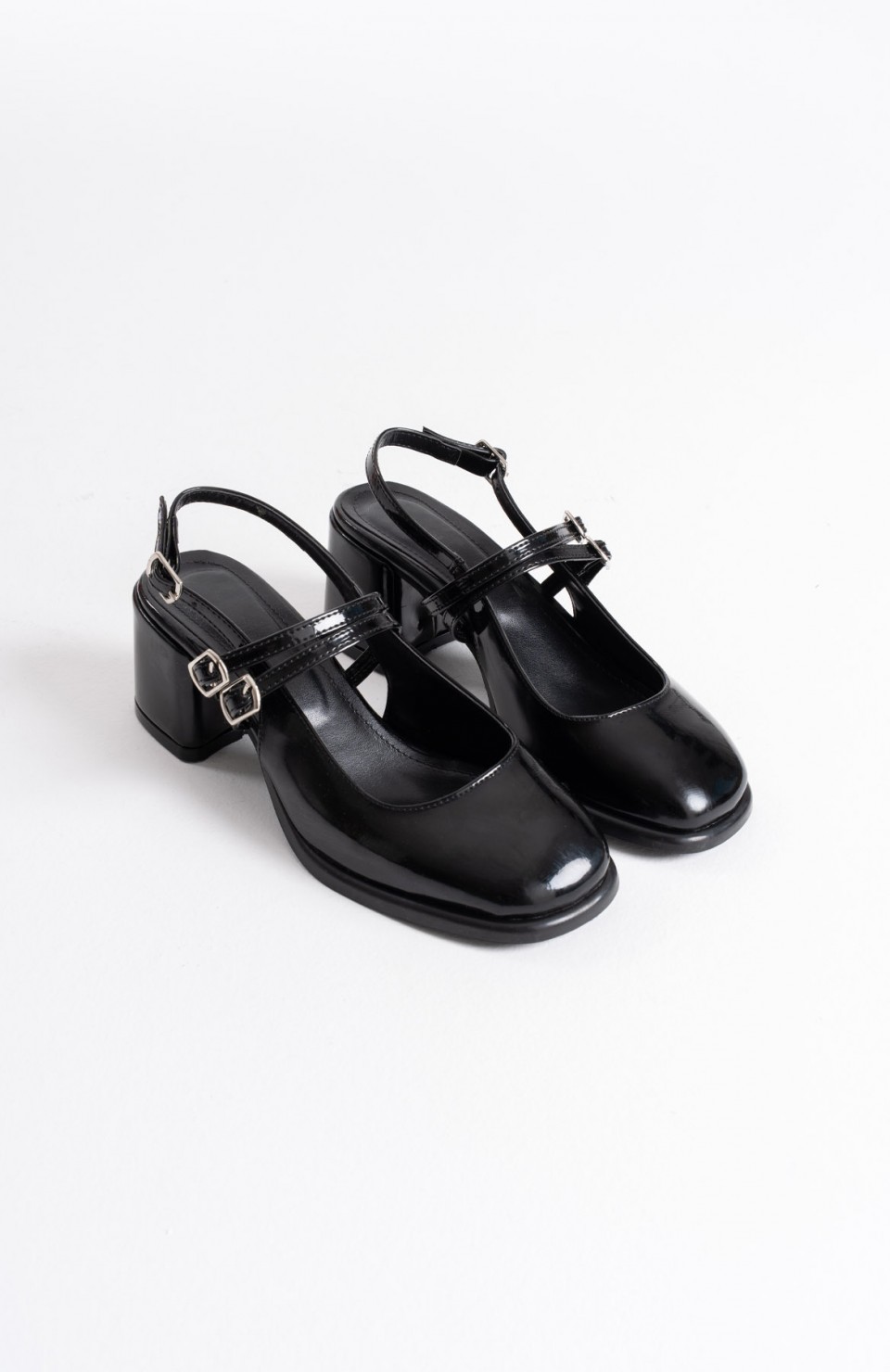 Siyah Rugan Kadın Topuklu Ayakkabı TR02MS03A Somersan Giyim | Kadın, Erkek ve Çocuk Moda