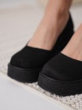 Siyah Süet Kadın Günlük Ayakkabı TR06MS04E Somersan Giyim | Kadın, Erkek ve Çocuk Moda