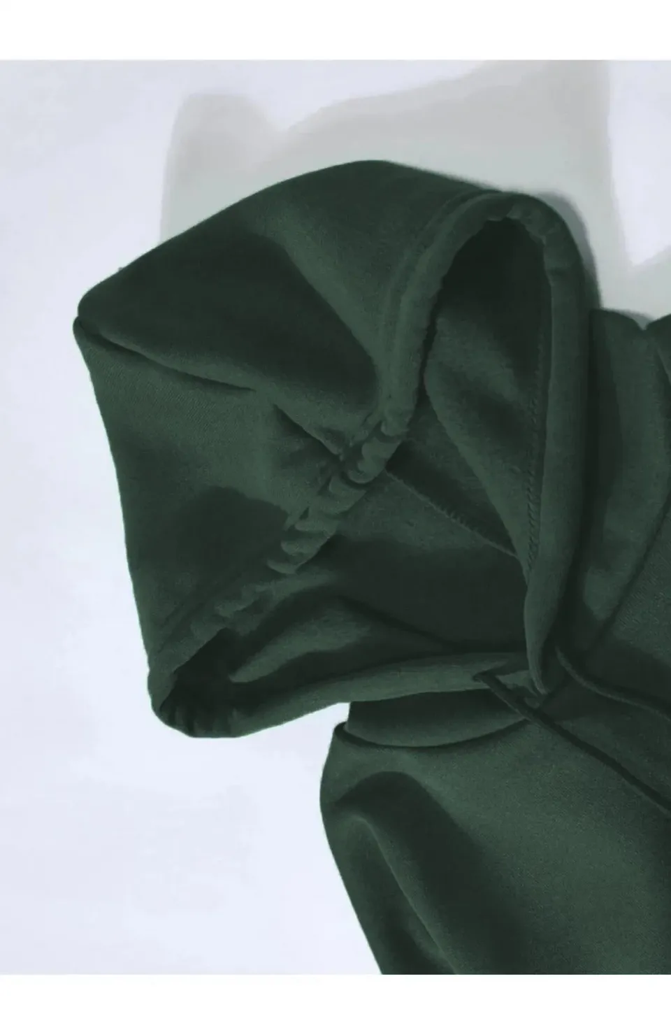 Erkek Düz Kapüşonlu Sweat - Koyu Yeşil Somersan Giyim | Kadın, Erkek ve Çocuk Moda