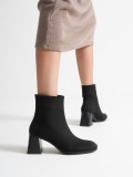 Kadın Siyah Süet Topuklu BotTR08MK24D Somersan Giyim | Kadın, Erkek ve Çocuk Moda