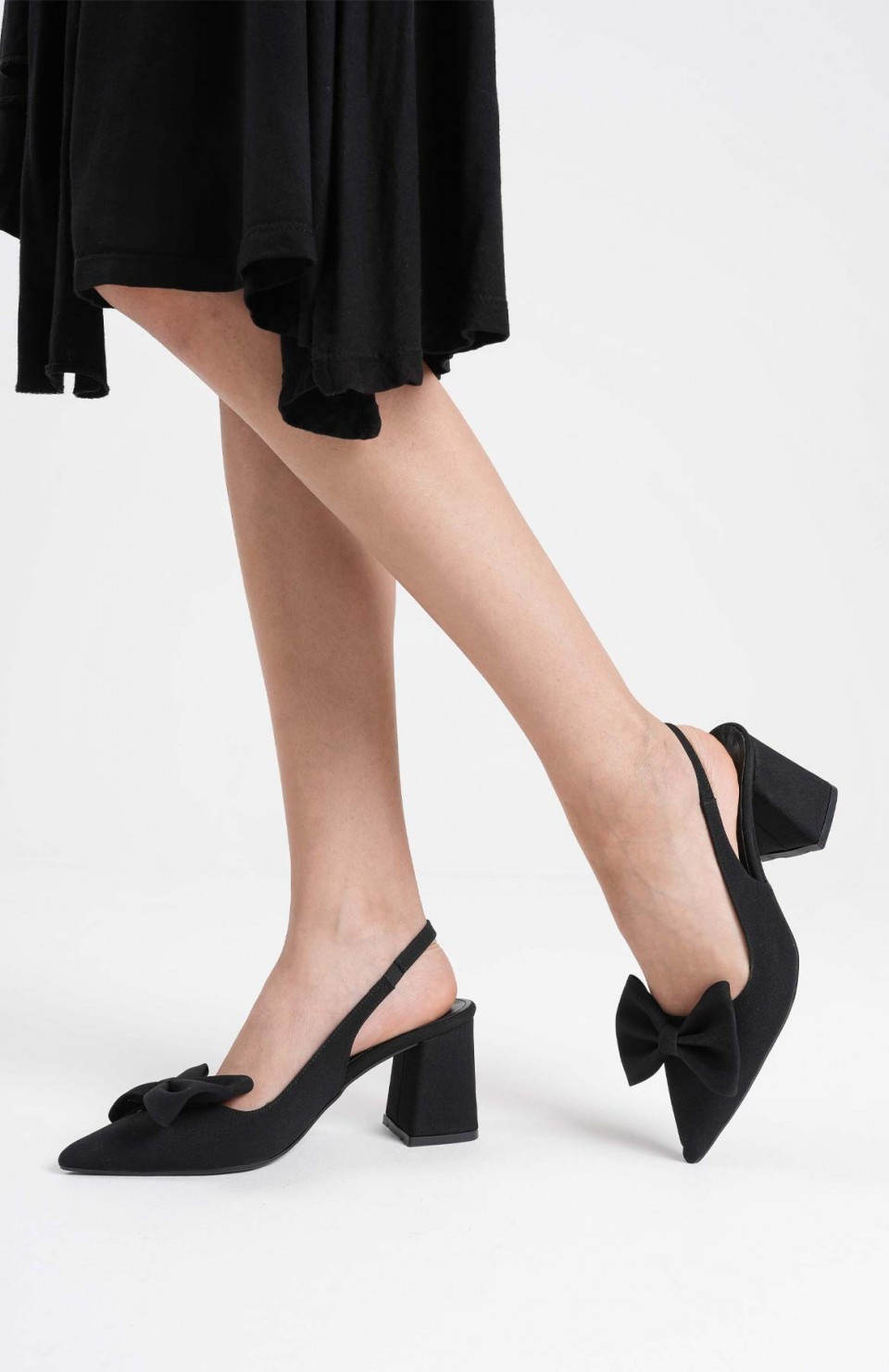 Siyah Kadın Topuklu Ayakkabı TR08MS15A Somersan Giyim | Kadın, Erkek ve Çocuk Moda