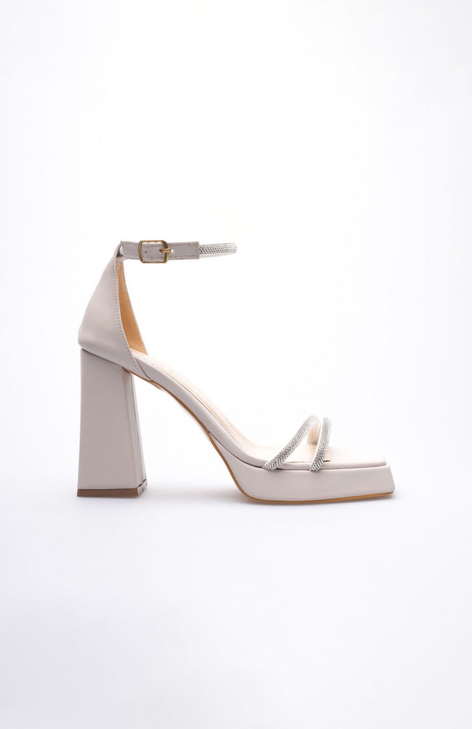 Kadın Bej Topuklu Sandalet TR12MY01D Somersan Giyim | Kadın, Erkek ve Çocuk Moda