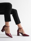 Bordo Rugan Kadın Topuklu Ayakkabı TR08MS11H Somersan Giyim | Kadın, Erkek ve Çocuk Moda