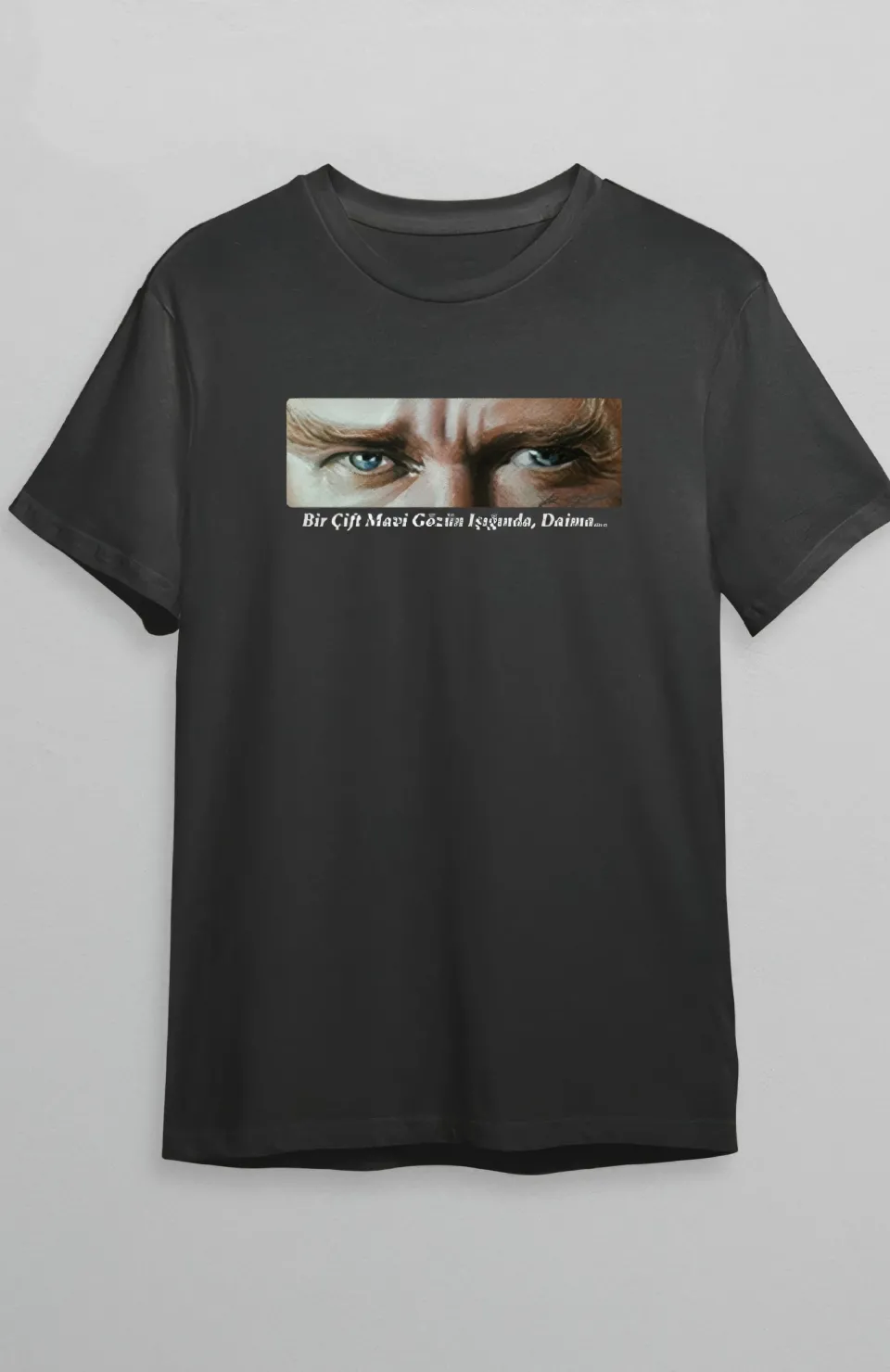 10 Kasım Unisex Atatürk Baskılı T-shirt - Siyah