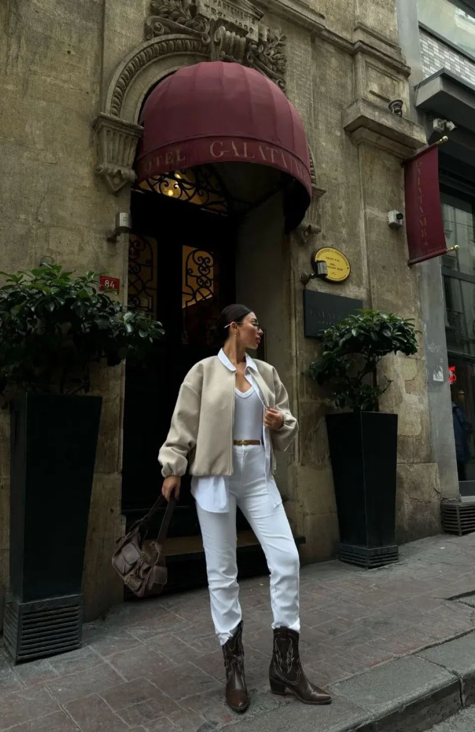 Kaşe Kaşmir Fermuarlı CEKET - Bej