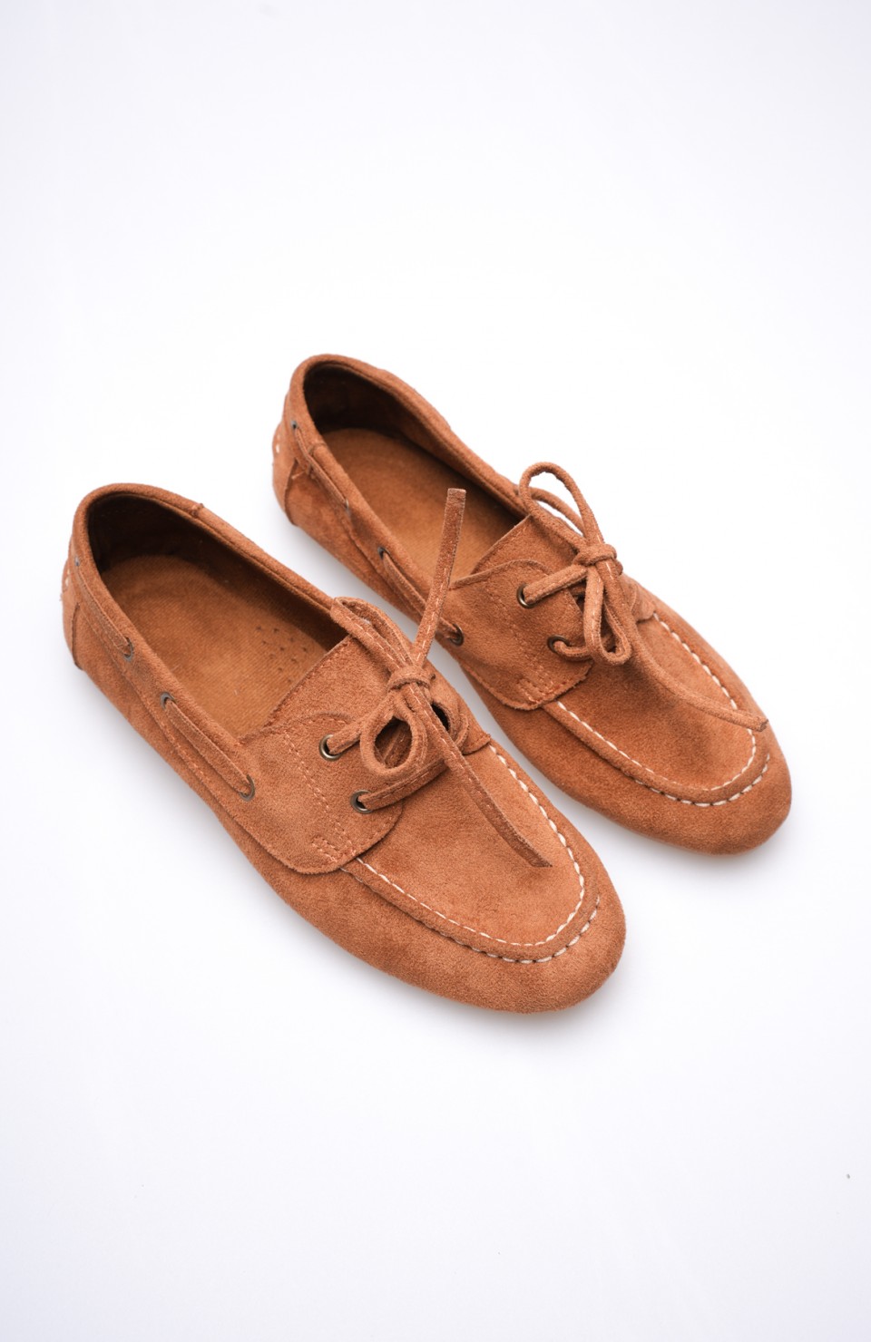 Kadın Taba Günlük Süet Ayakkabı TR27MS06C Somersan Giyim | Kadın, Erkek ve Çocuk Moda