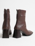 Acı Kahve Kalın Topuklu Streç Bot TR08MK01C Somersan Giyim | Kadın, Erkek ve Çocuk Moda
