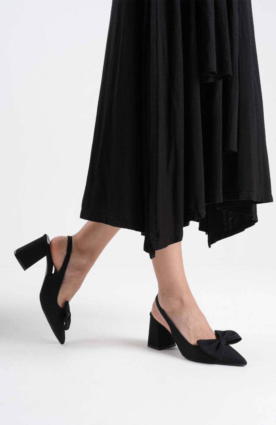 Siyah Kadın Topuklu Ayakkabı TR08MS15A Somersan Giyim | Kadın, Erkek ve Çocuk Moda