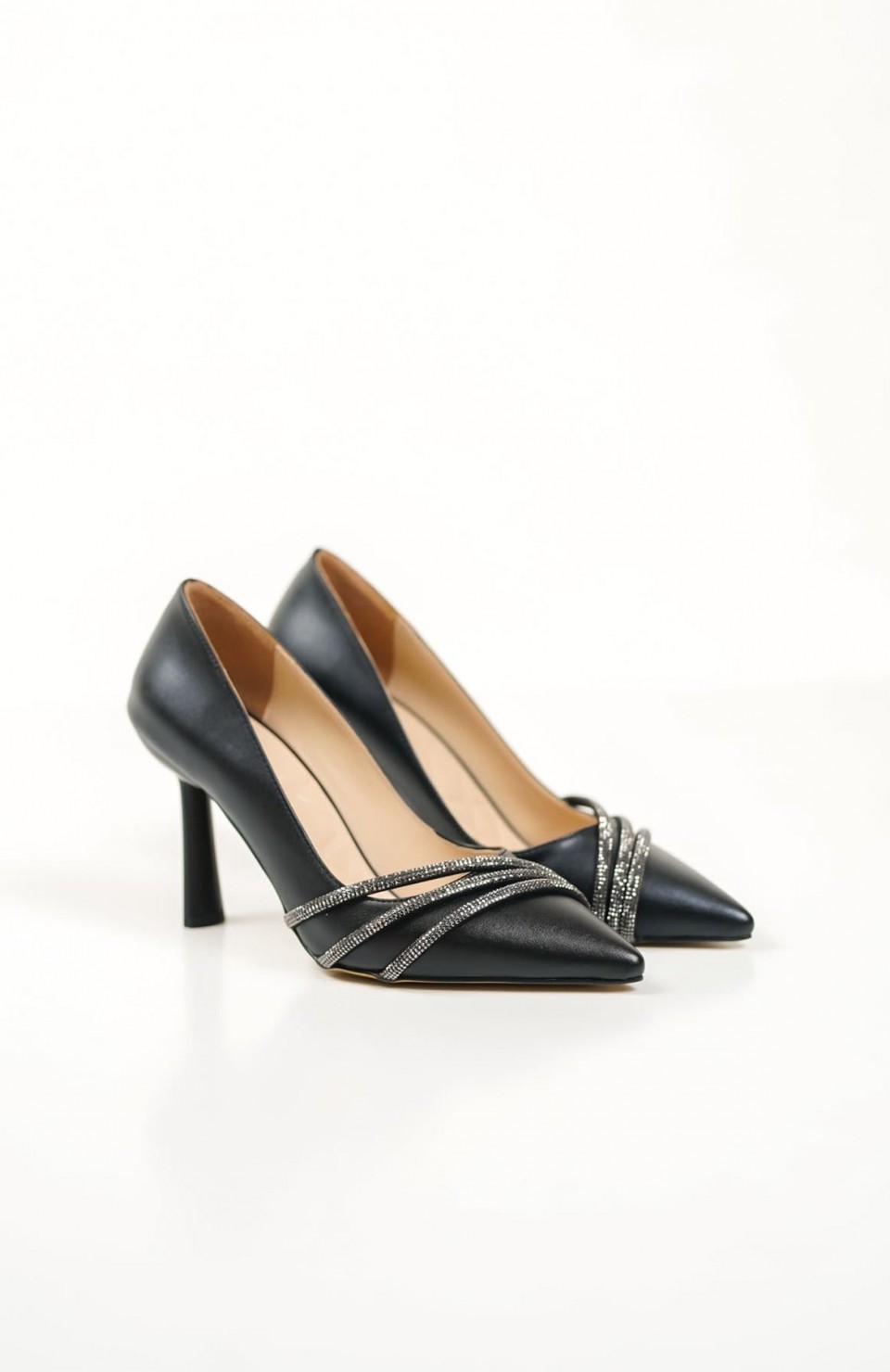 Siyah Taşlı Kadın Ayakkabı TR08MS14A Somersan Giyim | Kadın, Erkek ve Çocuk Moda