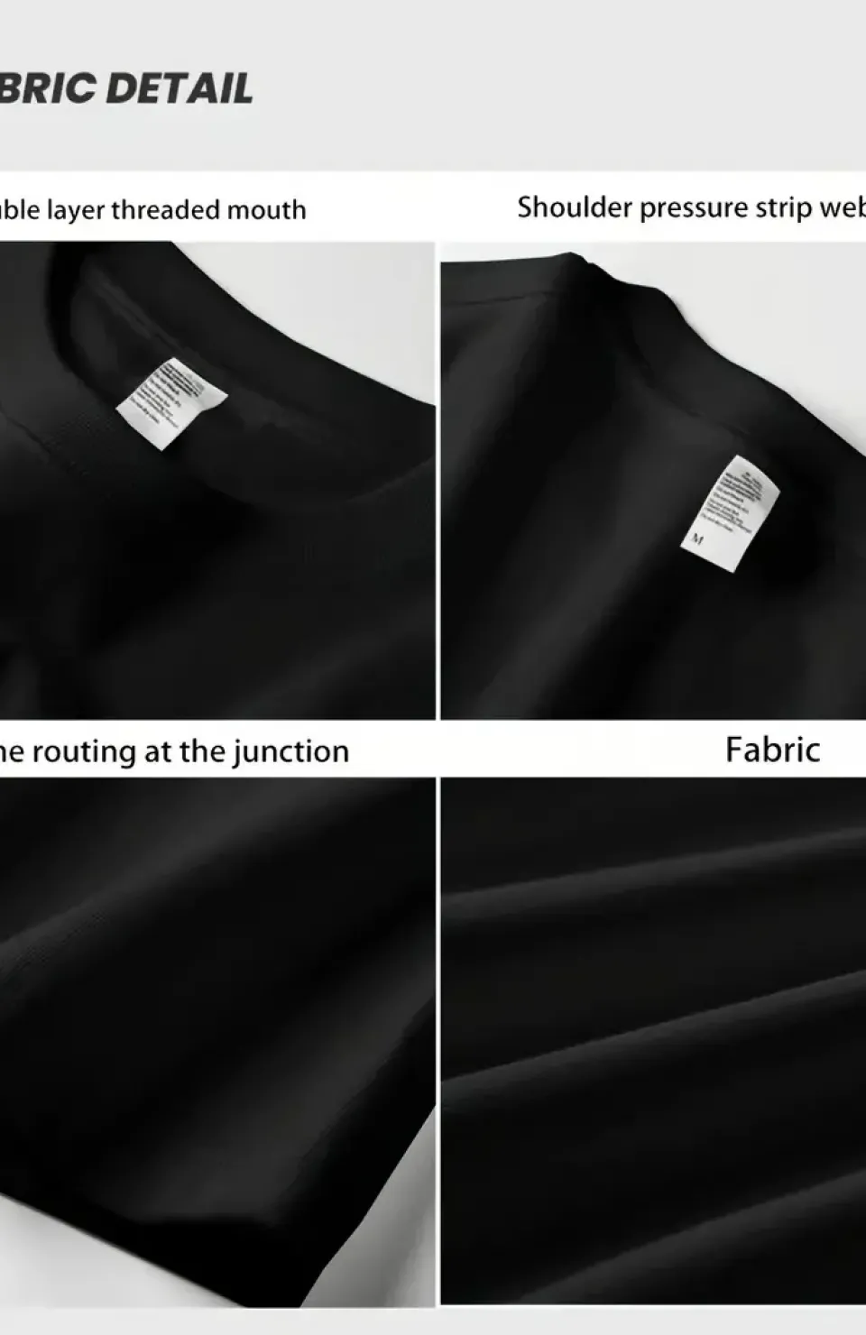 Geniş Kesim Pamuklu Tişört - 