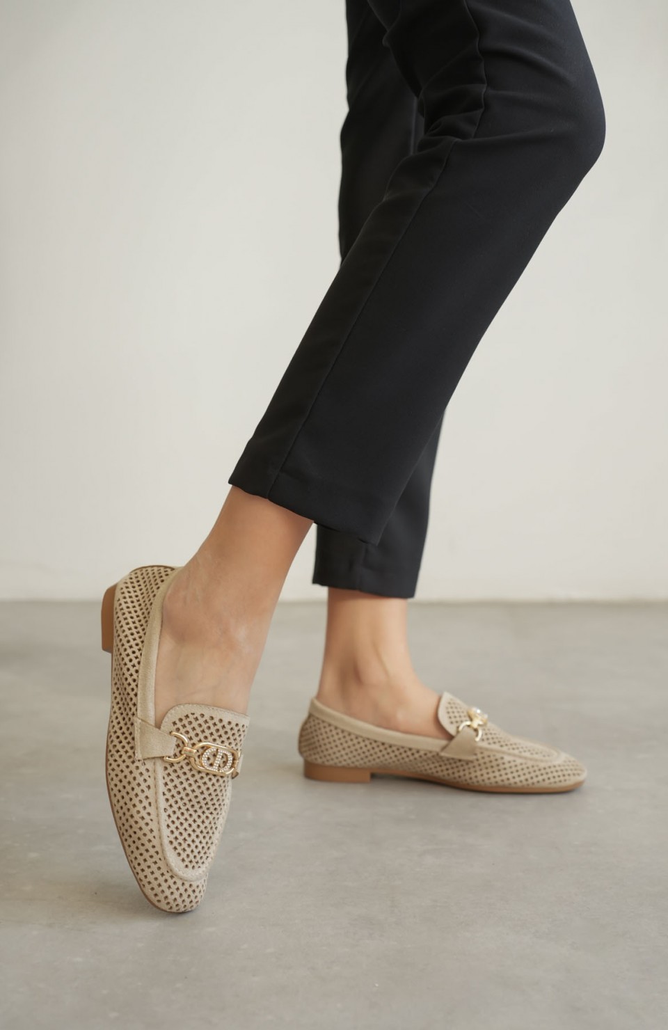 Kadın Süet Bej Günlük Ayakkabı TR27MS02B Somersan Giyim | Kadın, Erkek ve Çocuk Moda