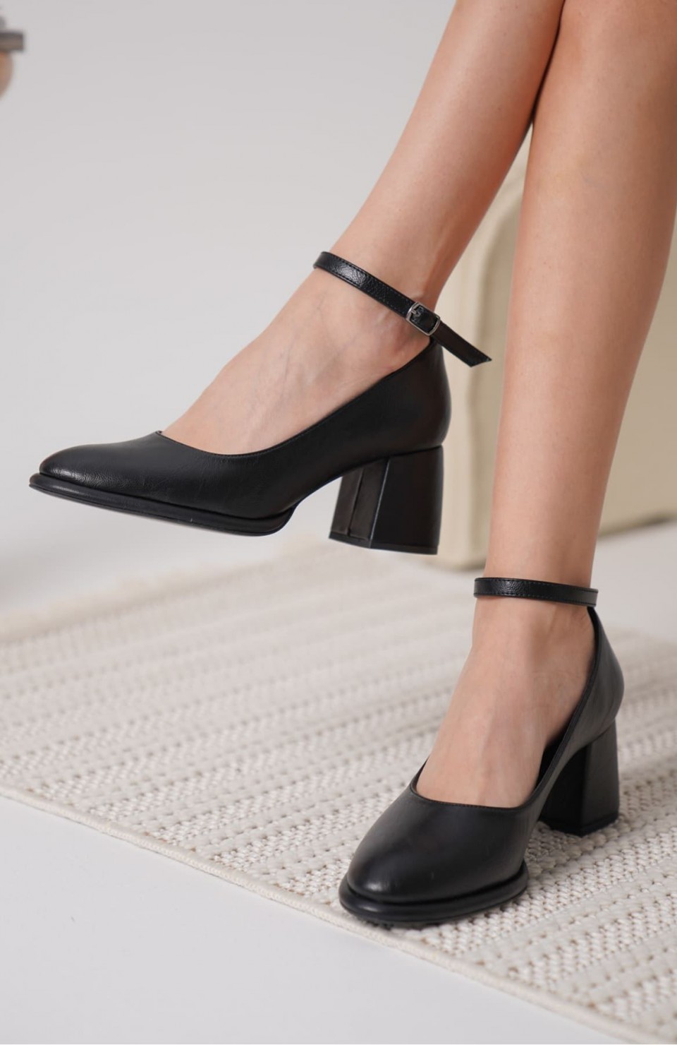 Kadın Mat Siyah Topuklu Ayakkabı TR18MS06A Somersan Giyim | Kadın, Erkek ve Çocuk Moda