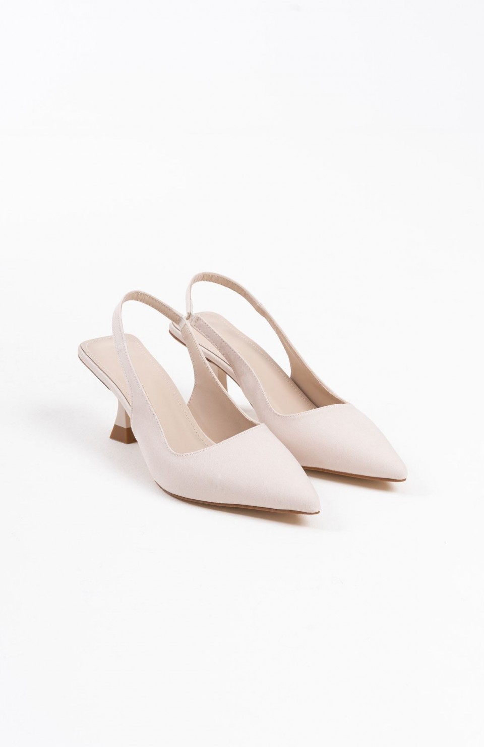 Kadın Bej Saten Topuklu Ayakkabı TR08MS08B Somersan Giyim | Kadın, Erkek ve Çocuk Moda