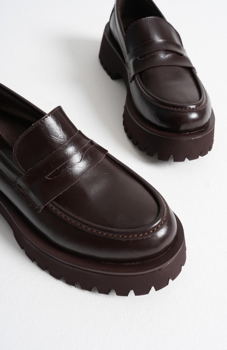 Kadın Günlük Acı Kahve Loafer Ayakkabı TR10MS02B Somersan Giyim | Kadın, Erkek ve Çocuk Moda