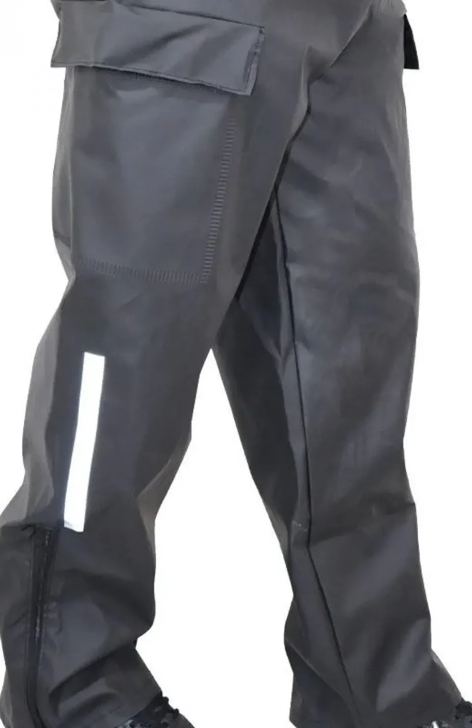 Yağmurluk Takım (Bahçıvan Tipi Askılı Pantolon ve Mont) - Siyah