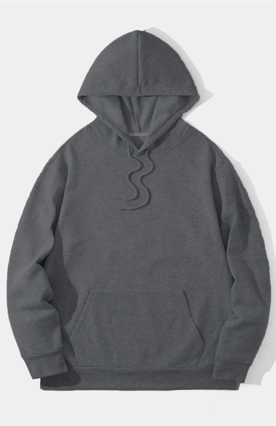 Erkek Düz Kapüşonlu Sweat - Füme Somersan Giyim | Kadın, Erkek ve Çocuk Moda