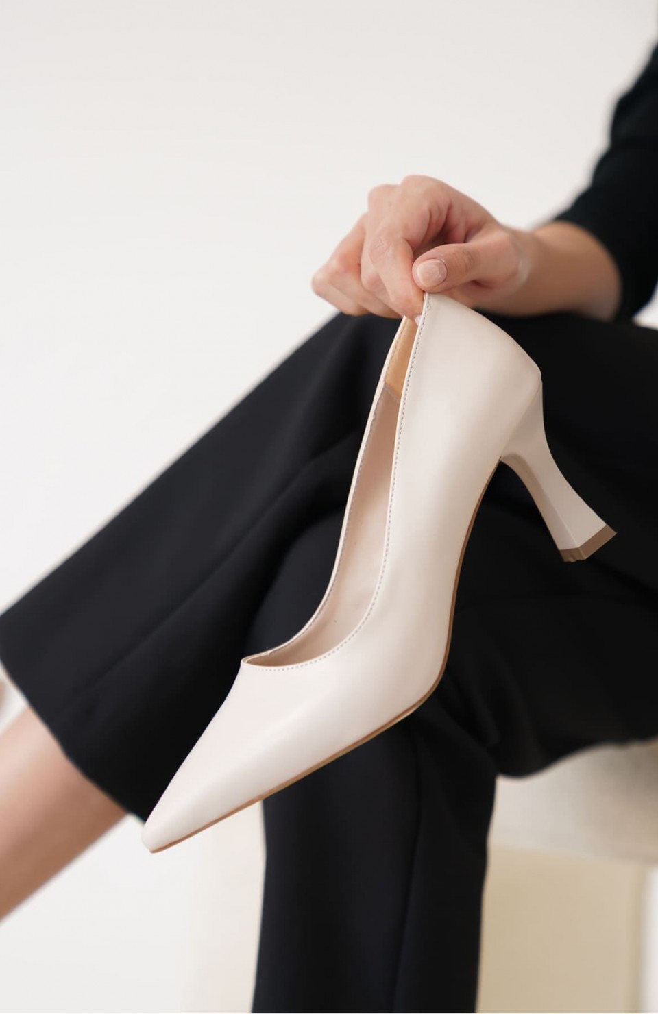 Kadın Bej Stiletto TR12MS06D Somersan Giyim | Kadın, Erkek ve Çocuk Moda