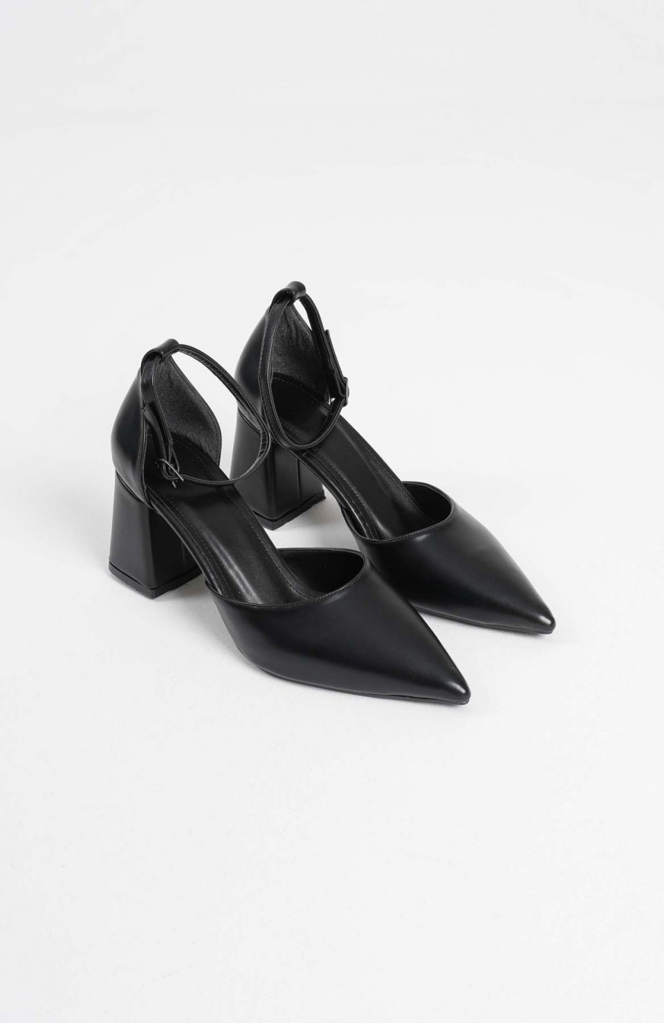 Siyah Cilt Kadın Topuklu Ayakkabı TR08MS11D Somersan Giyim | Kadın, Erkek ve Çocuk Moda