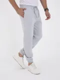 Unisex Kışlık Üç İplik Lastikli Eşofman Pantolon - Gri