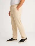 Erkek Keten Pantolon – Cepli, Beli Lastikli ve Bağcıklı, Nefes Alan Rahat Kalıp, Yazlık ve Baharlık Günlük Giyim, Şık & Konforlu Boru Paça Model - Bej