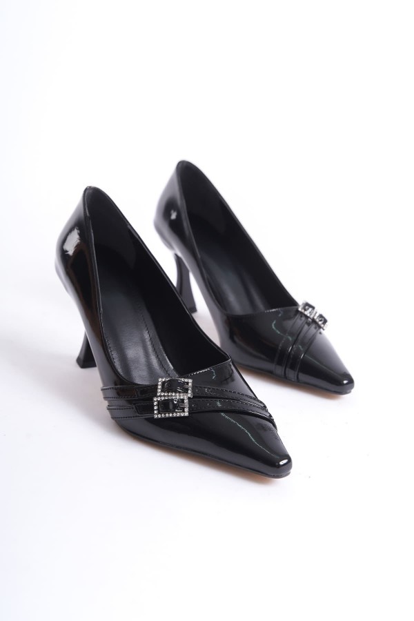 Kadın Siyah Rugan Ayakkabı TR08MS25K