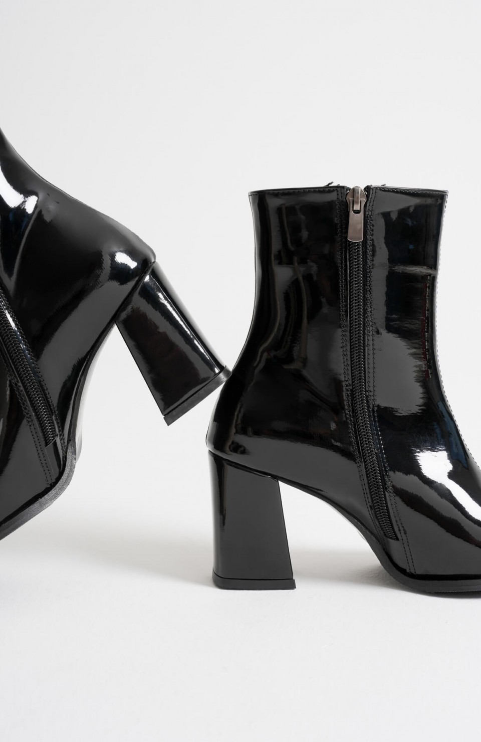 Kadın Siyah Rugan Topuklu Bot TR08MK02D Somersan Giyim | Kadın, Erkek ve Çocuk Moda