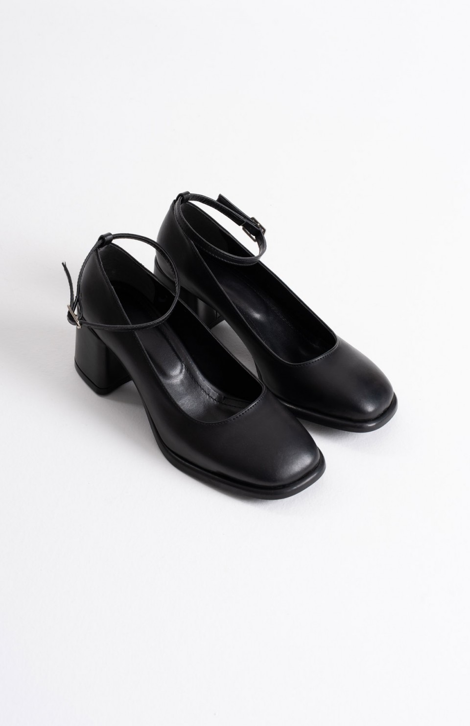 Siyah Cilt Kadın Topuklu Ayakkabı TR02MS01A Somersan Giyim | Kadın, Erkek ve Çocuk Moda