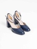 Lacivert Rugan Kadın Topuklu Ayakkabı TR18MS04C Somersan Giyim | Kadın, Erkek ve Çocuk Moda